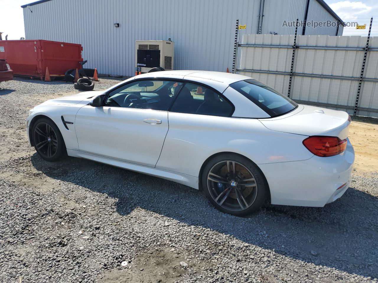 2016 Bmw M4  White vin: WBS3U9C56GP968854