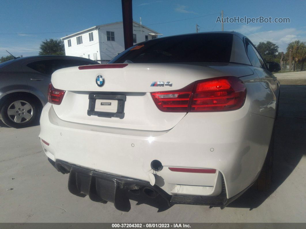 2016 Bmw M4   White vin: WBS3U9C56GP969499