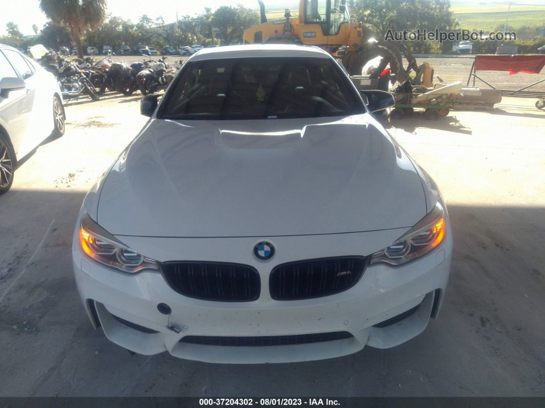 2016 Bmw M4   White vin: WBS3U9C56GP969499