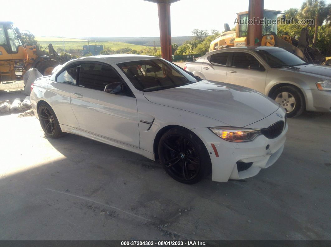 2016 Bmw M4   White vin: WBS3U9C56GP969499