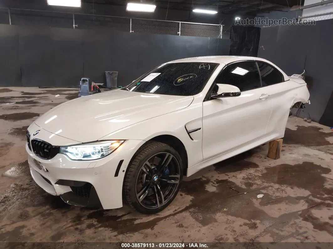 2016 Bmw M4 White vin: WBS3U9C58GP969858