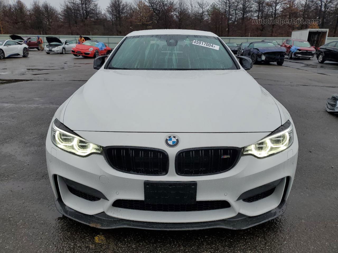 2016 Bmw M4  White vin: WBS3U9C5XGP968727