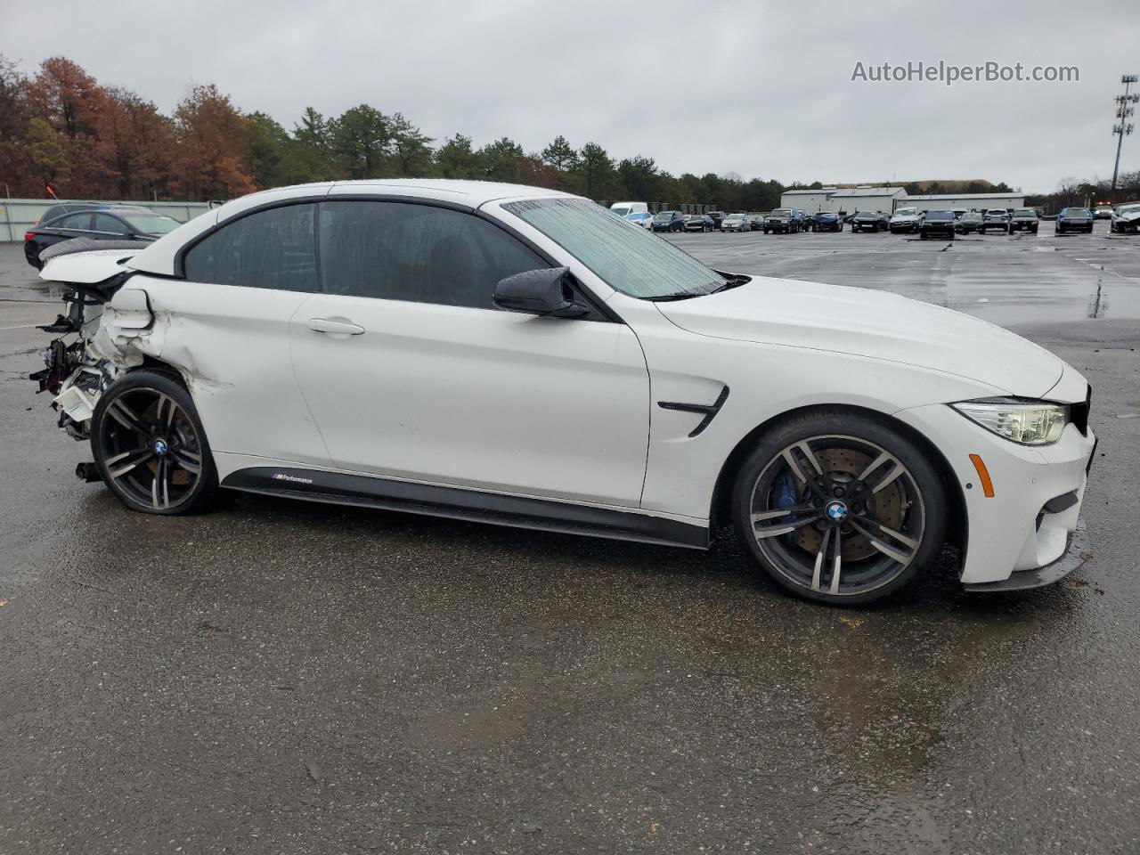 2016 Bmw M4  White vin: WBS3U9C5XGP968727