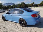 2017 Bmw M3  Blue vin: WBS8M9C30H5G85547