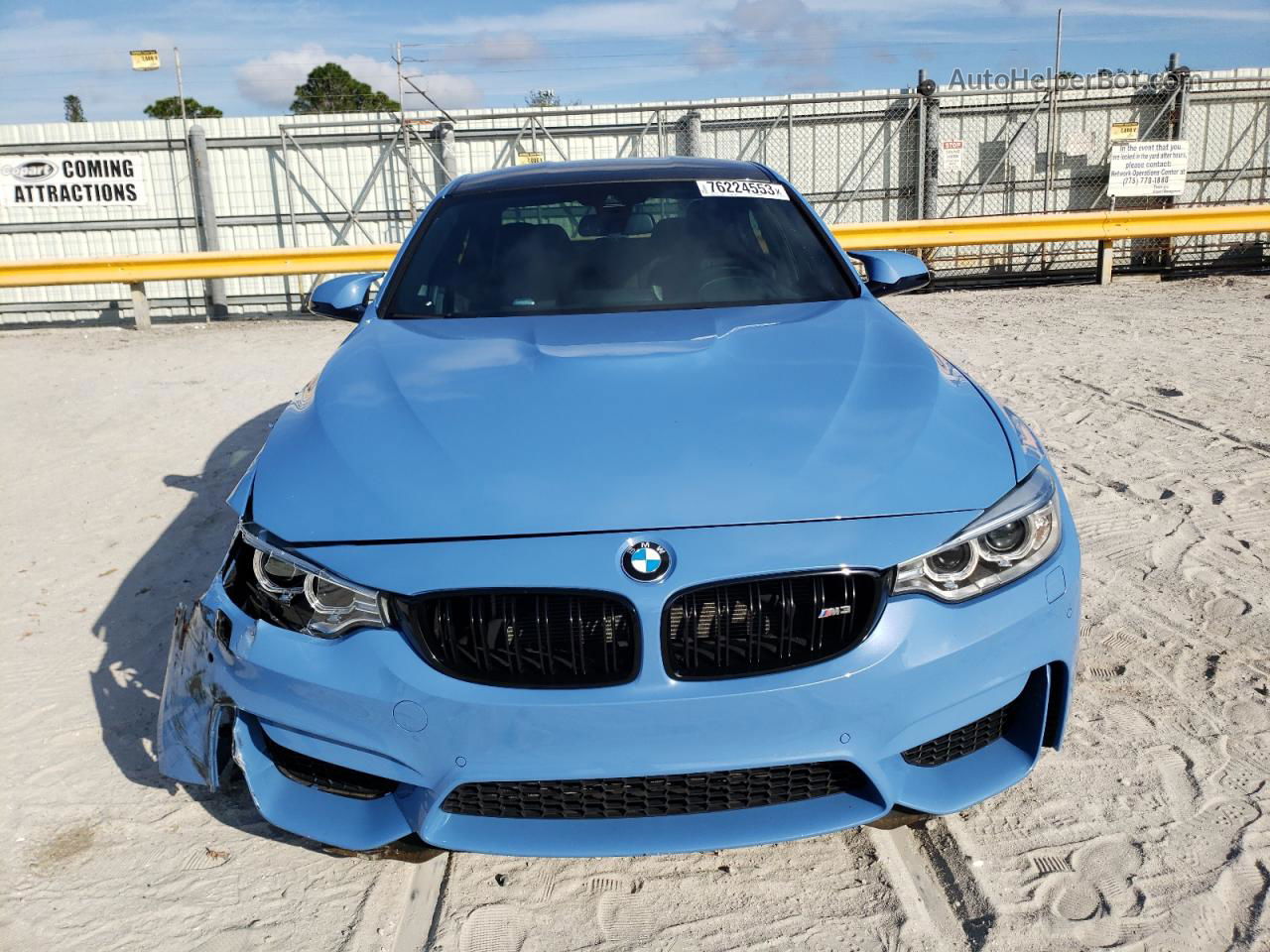 2017 Bmw M3  Blue vin: WBS8M9C30H5G85547