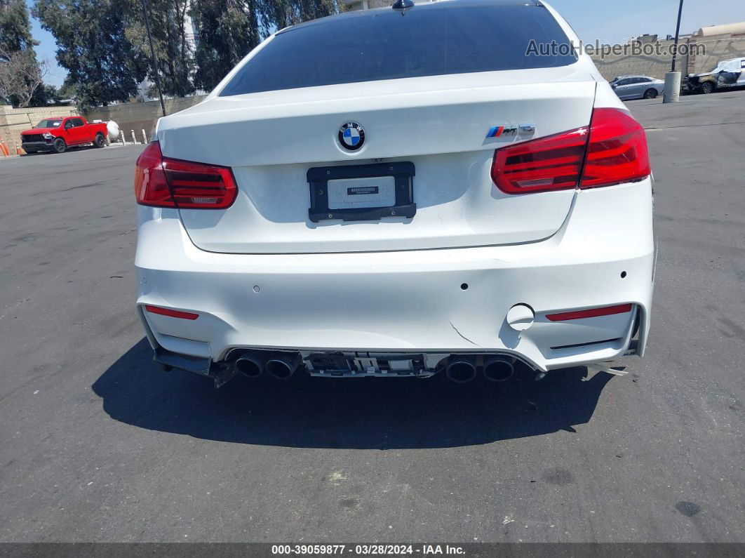 2017 Bmw M3   White vin: WBS8M9C33H5G86157