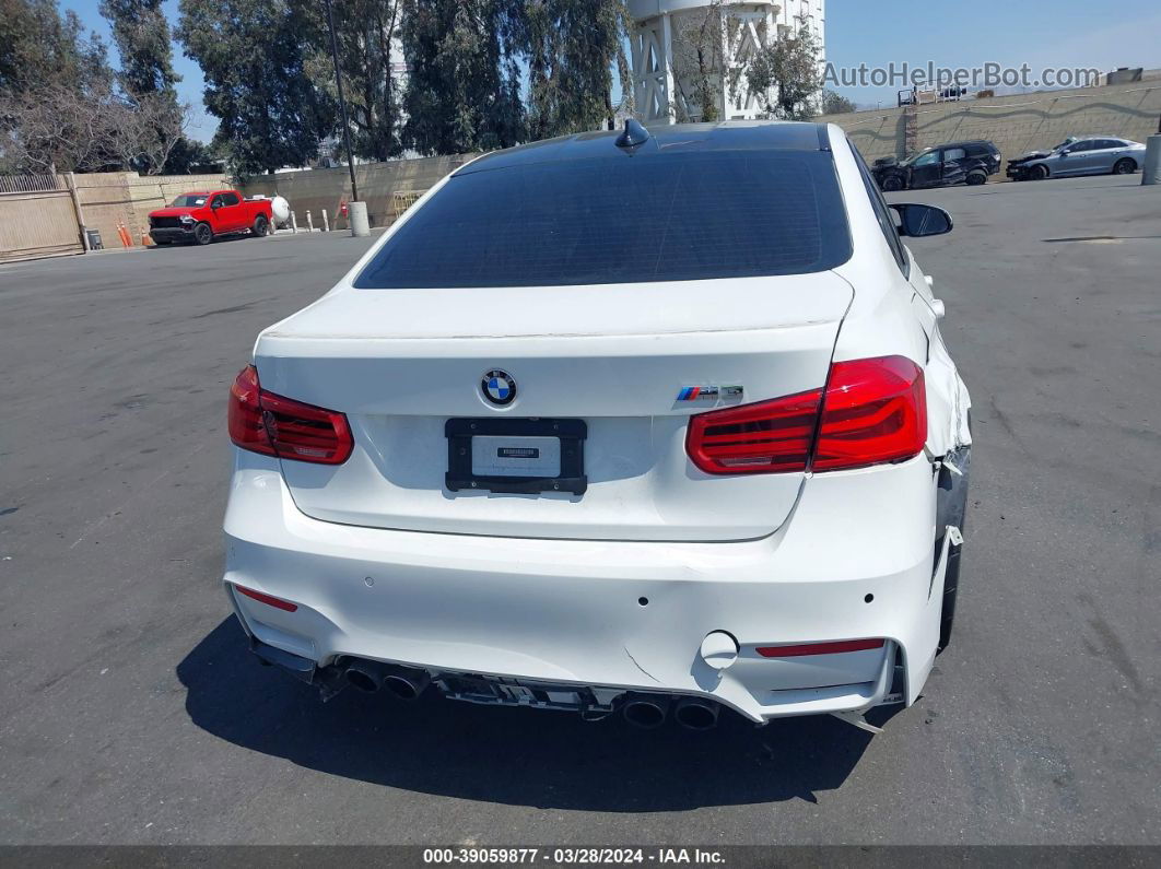 2017 Bmw M3   White vin: WBS8M9C33H5G86157