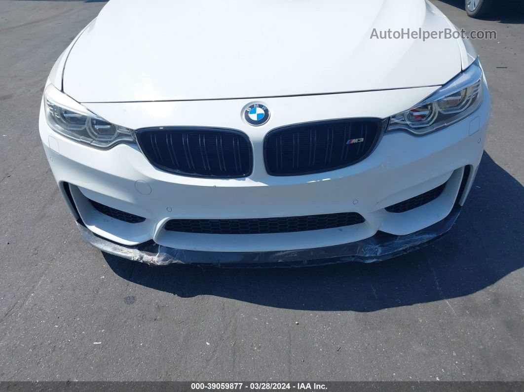 2017 Bmw M3   White vin: WBS8M9C33H5G86157