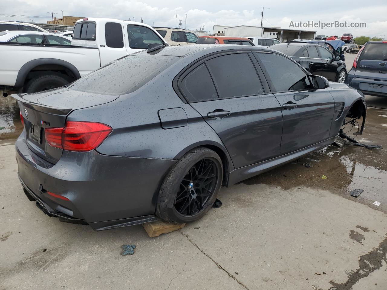 2017 Bmw M3  Charcoal vin: WBS8M9C35H5G85253