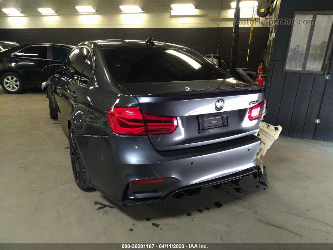 2017 Bmw M3   Gray vin: WBS8M9C35H5G85589