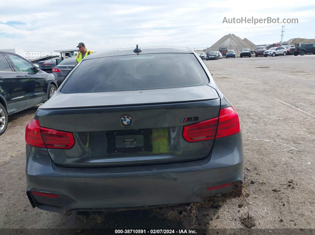 2017 Bmw M3   Gray vin: WBS8M9C35H5G85771