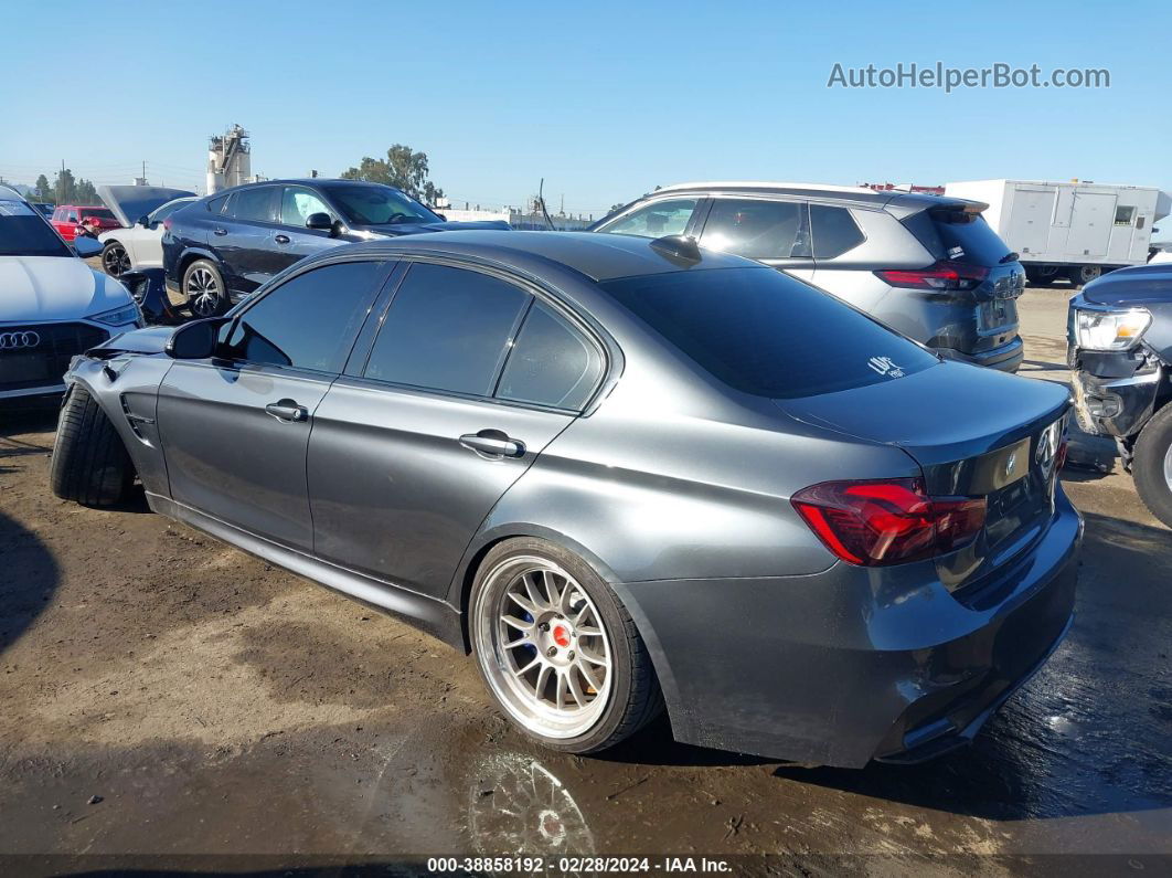 2017 Bmw M3   Gray vin: WBS8M9C36H5G85472