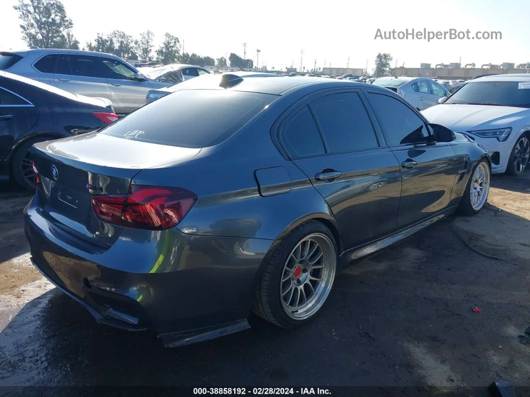 2017 Bmw M3   Gray vin: WBS8M9C36H5G85472