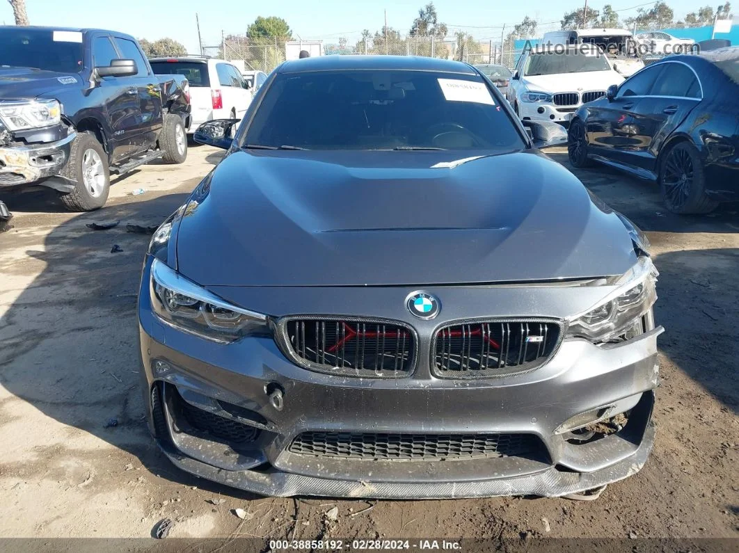 2017 Bmw M3   Gray vin: WBS8M9C36H5G85472