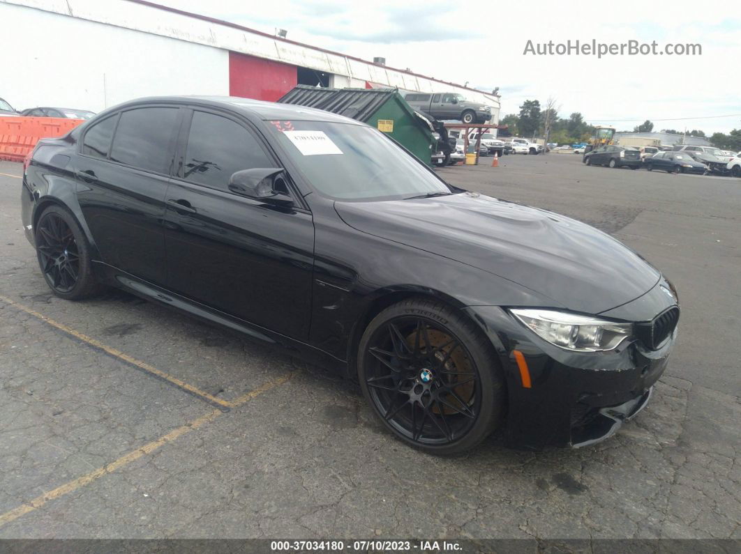 2017 Bmw M3   Black vin: WBS8M9C37H5G84928