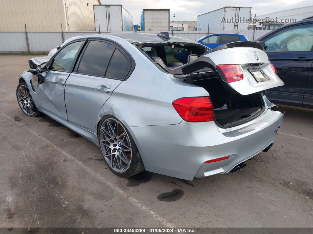 2017 Bmw M3   Silver vin: WBS8M9C37H5G85867