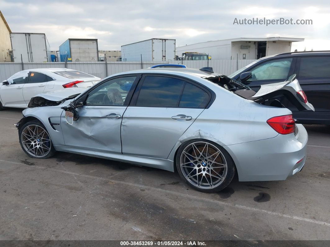 2017 Bmw M3   Silver vin: WBS8M9C37H5G85867