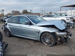 2017 Bmw M3   Silver vin: WBS8M9C37H5G85867