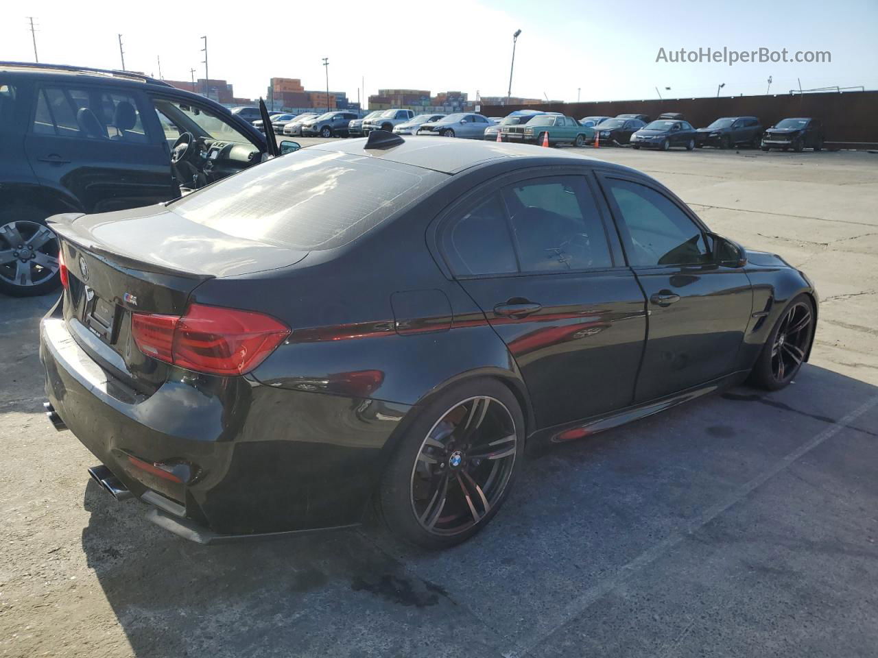 2017 Bmw M3  Black vin: WBS8M9C37H5G85951