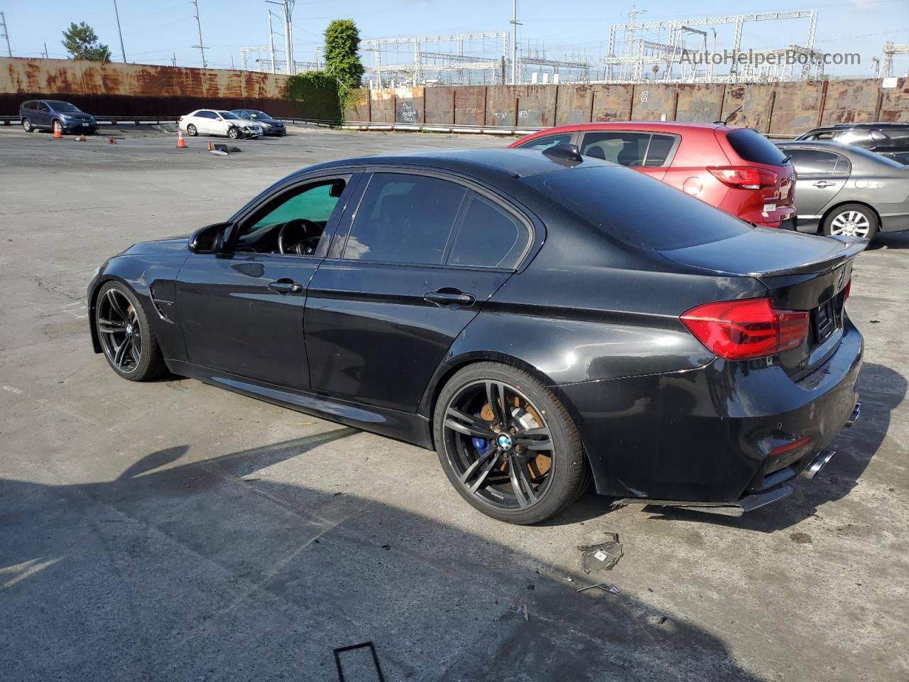 2017 Bmw M3  Black vin: WBS8M9C37H5G85951