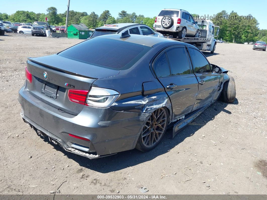 2017 Bmw M3   Gray vin: WBS8M9C37H5G86176