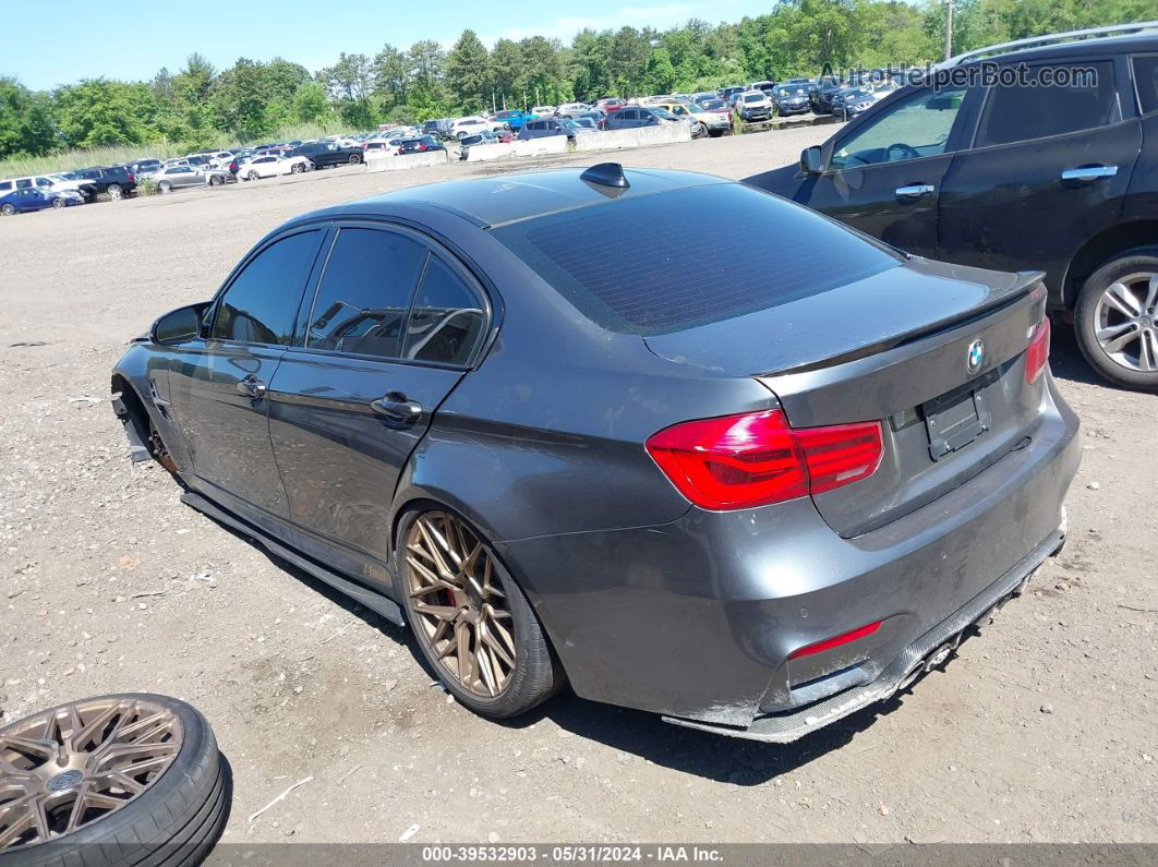 2017 Bmw M3   Gray vin: WBS8M9C37H5G86176