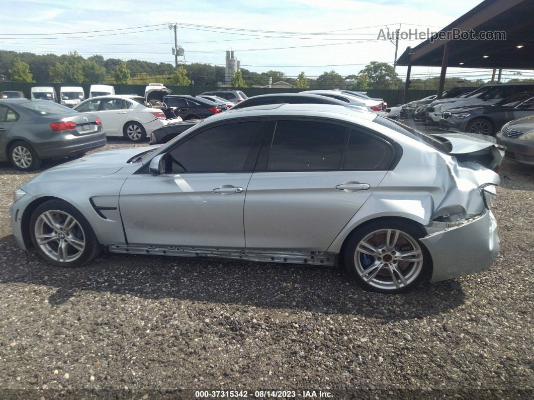 2017 Bmw M3   Silver vin: WBS8M9C38H5G85716