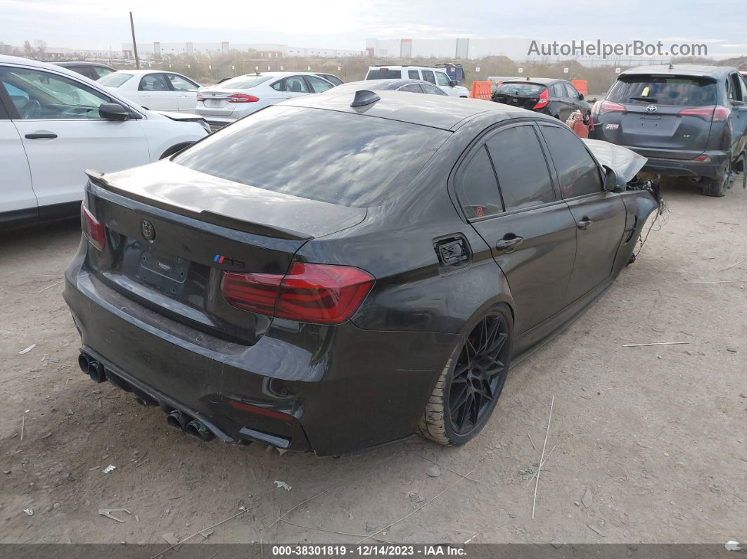 2017 Bmw M3   Black vin: WBS8M9C38H5G85795