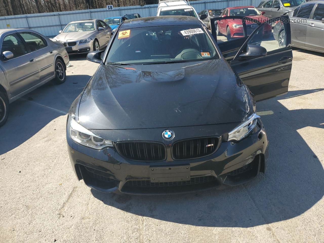 2017 Bmw M3  Black vin: WBS8M9C39H5G85594