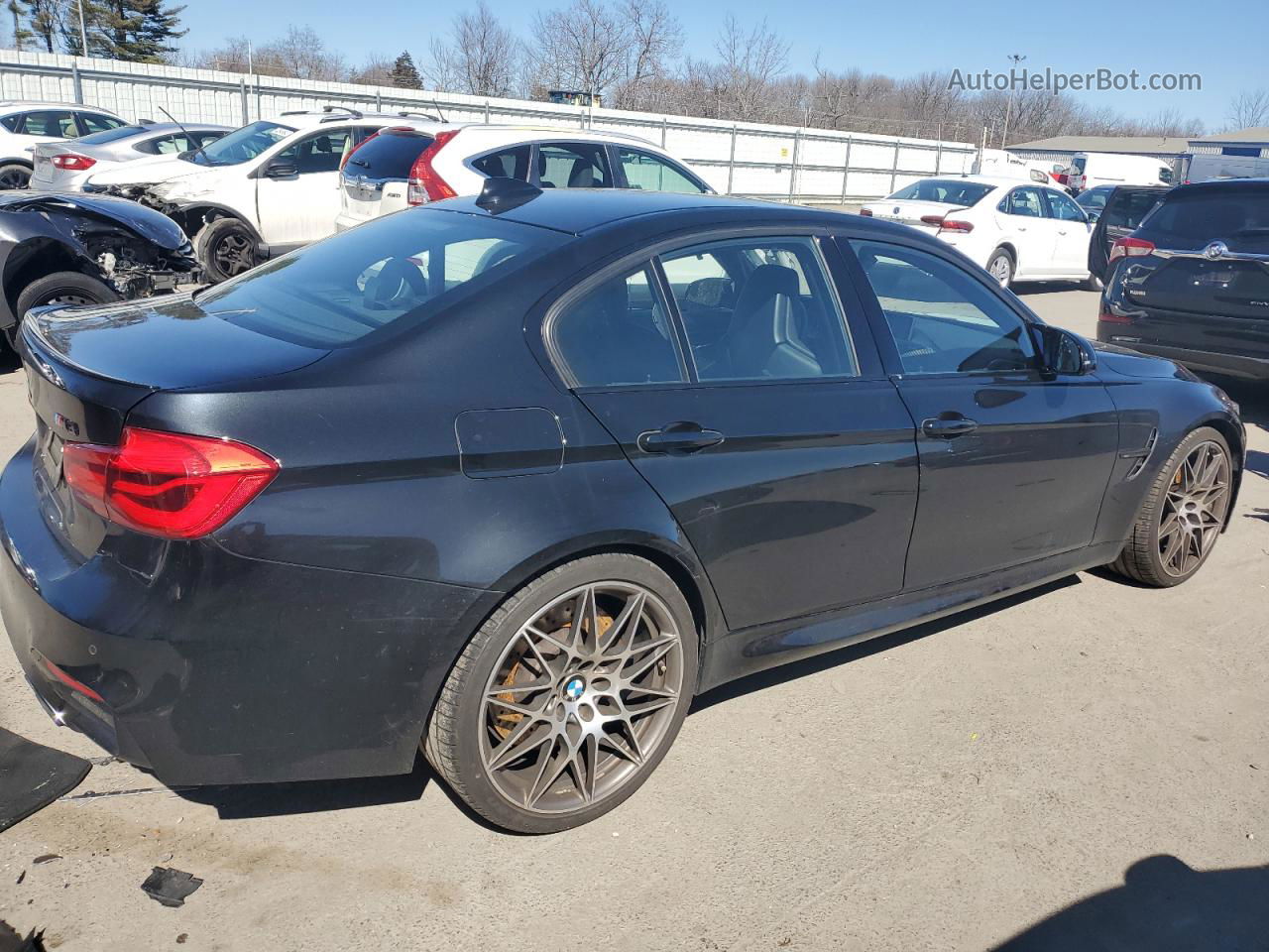 2017 Bmw M3  Black vin: WBS8M9C39H5G85594