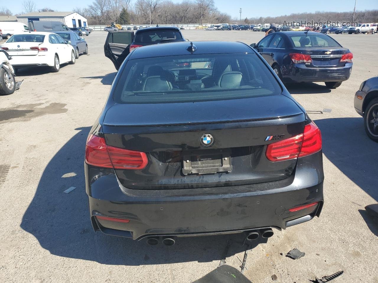 2017 Bmw M3  Black vin: WBS8M9C39H5G85594