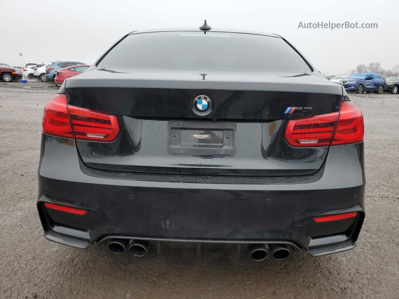 2017 Bmw M3  Black vin: WBS8M9C39H5G85594