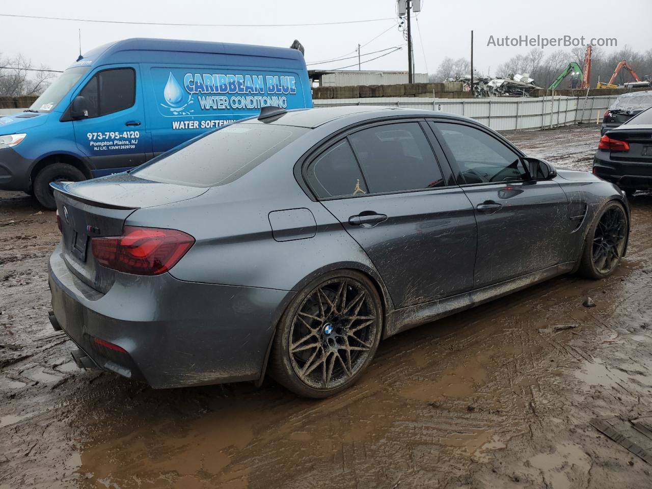 2017 Bmw M3  Charcoal vin: WBS8M9C39H5G86101