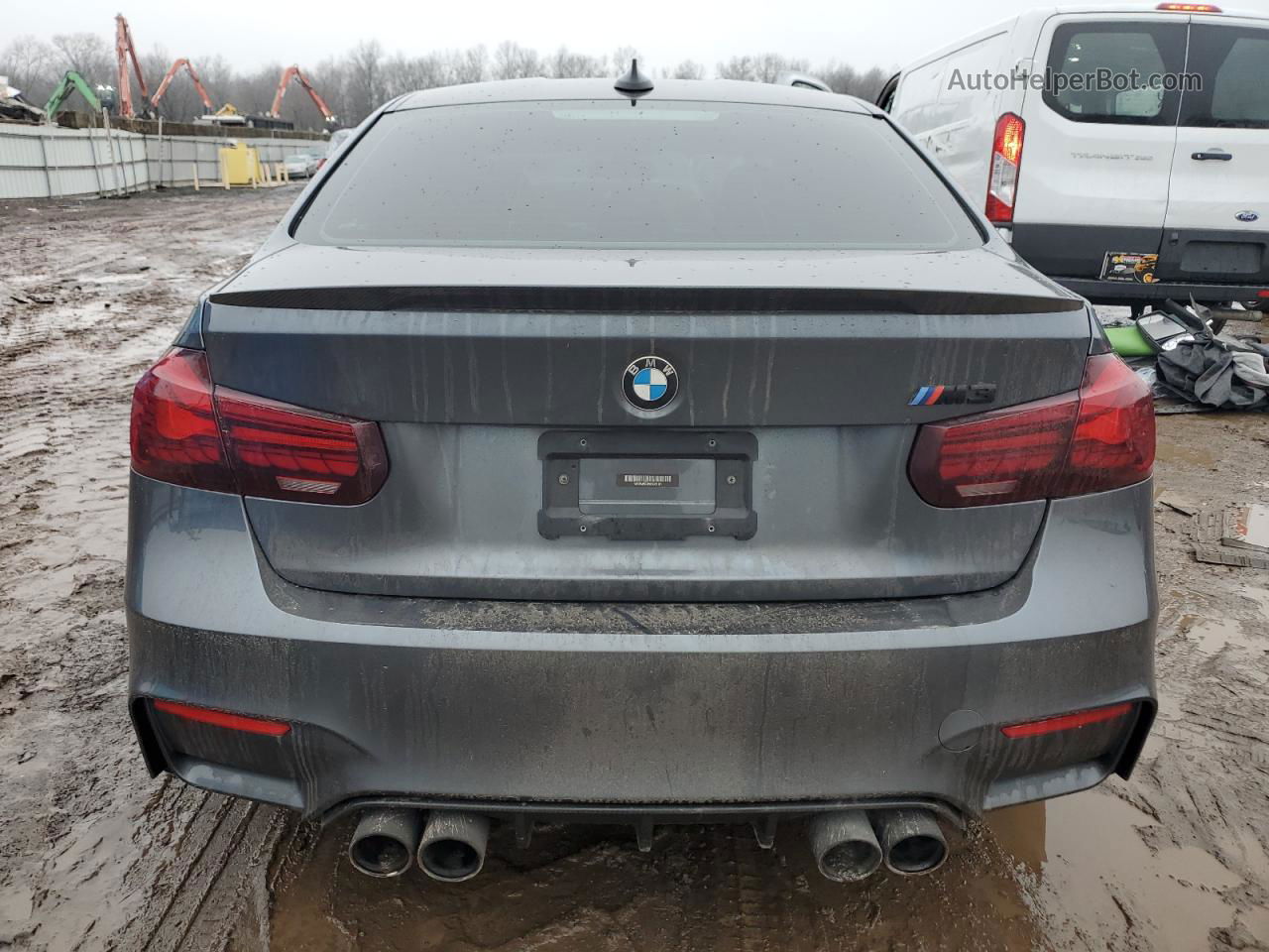 2017 Bmw M3  Угольный vin: WBS8M9C39H5G86101