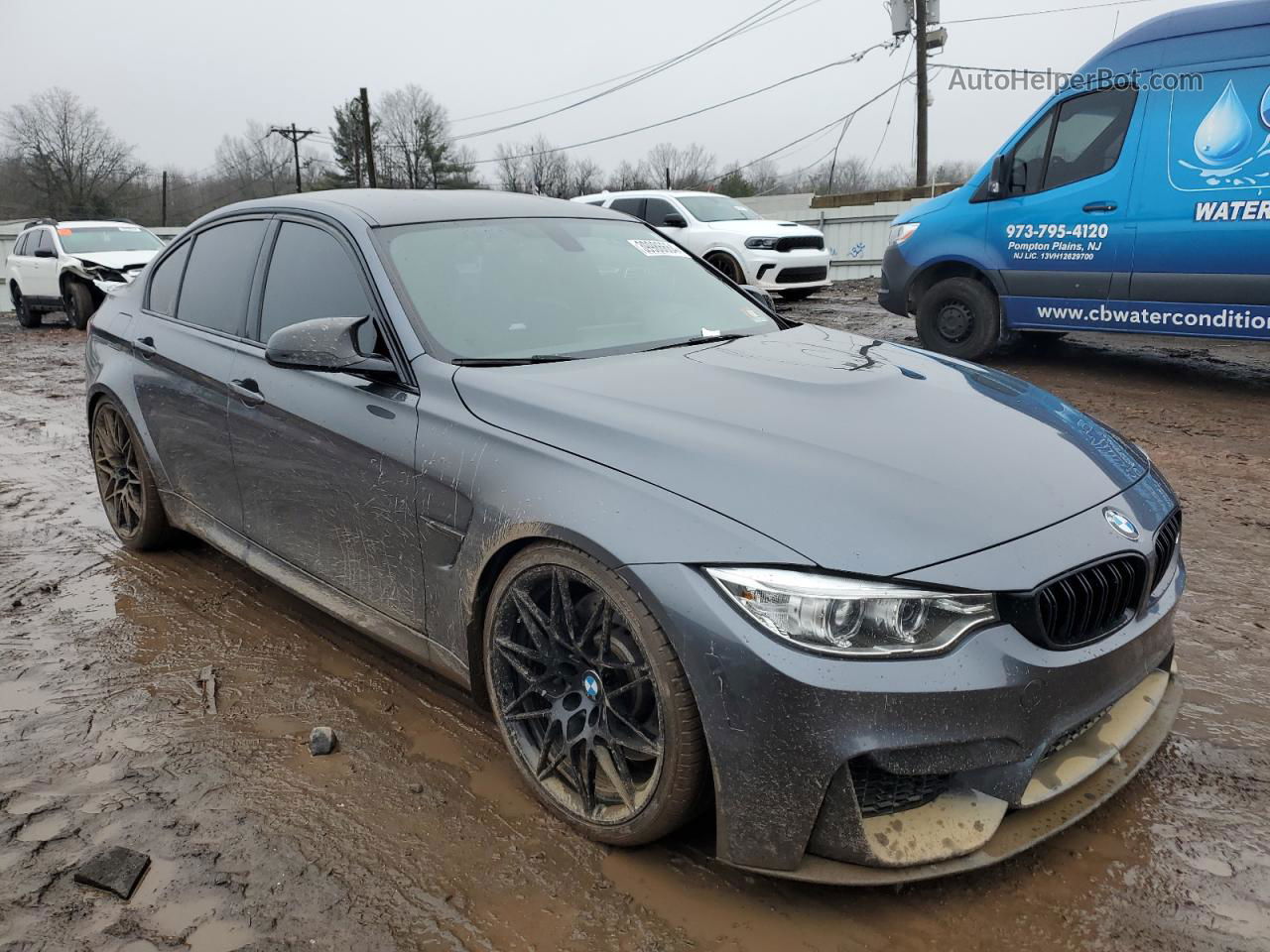 2017 Bmw M3  Charcoal vin: WBS8M9C39H5G86101