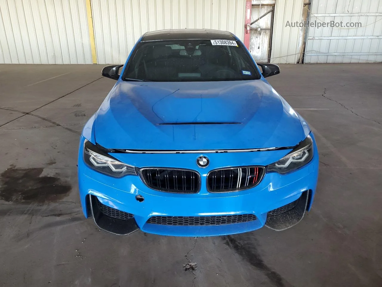 2017 Bmw M3  Blue vin: WBS8M9C50H5G83623