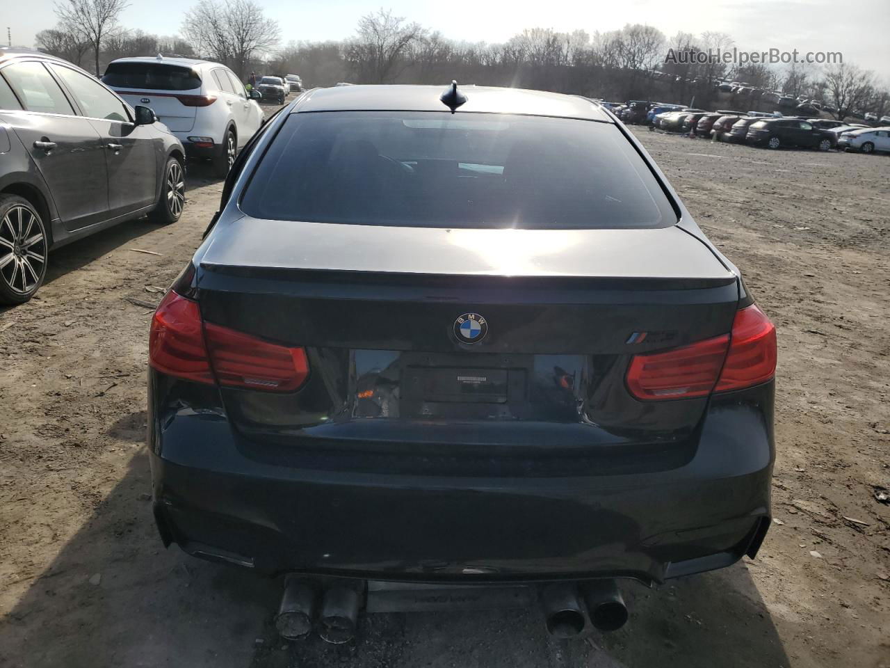 2017 Bmw M3  Black vin: WBS8M9C51H5G83484