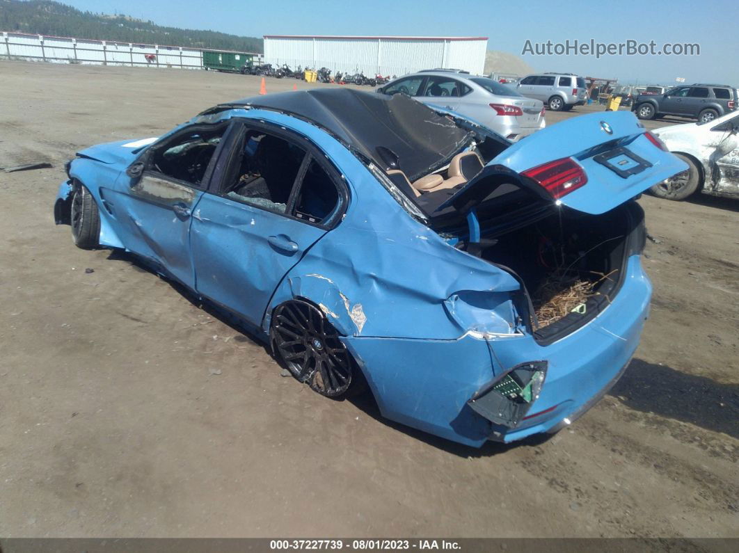 2017 Bmw M3   Blue vin: WBS8M9C52H5G42426