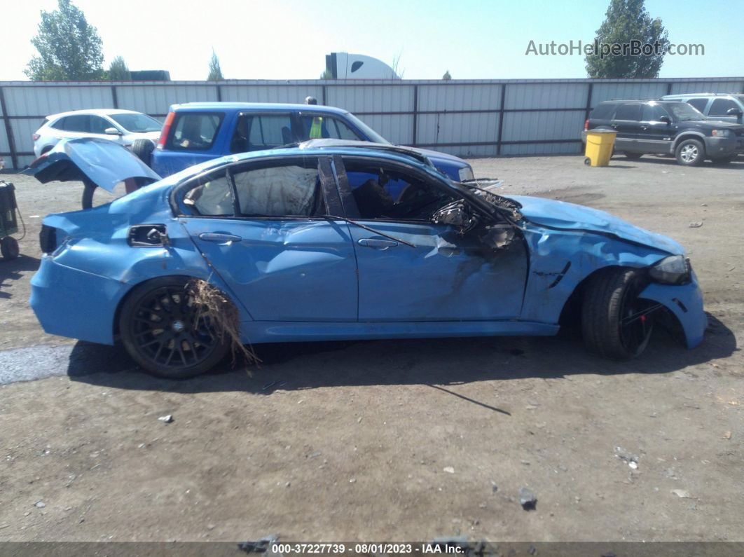 2017 Bmw M3   Blue vin: WBS8M9C52H5G42426