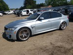 2017 Bmw M3  Silver vin: WBS8M9C52H5G83431