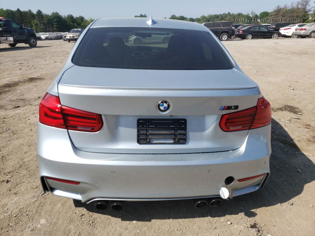 2017 Bmw M3  Silver vin: WBS8M9C52H5G83431