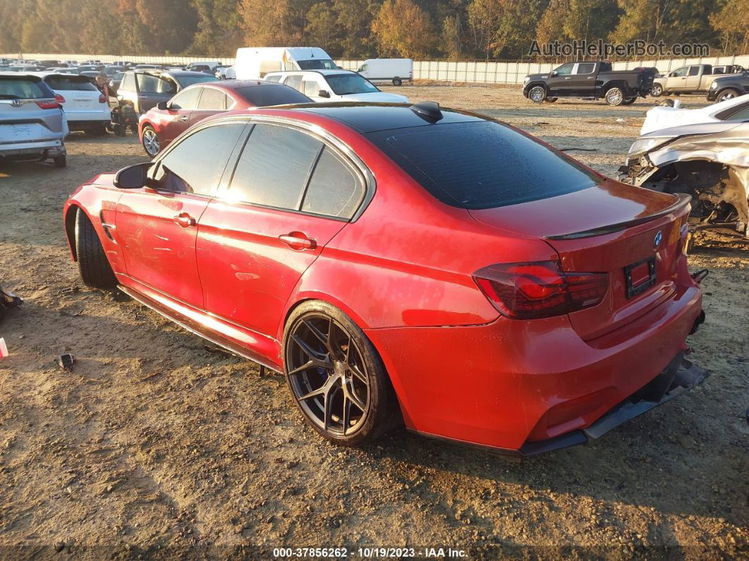 2017 Bmw M3 Red vin: WBS8M9C52H5G83624