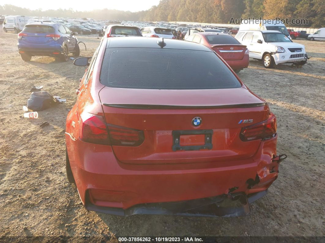 2017 Bmw M3 Red vin: WBS8M9C52H5G83624