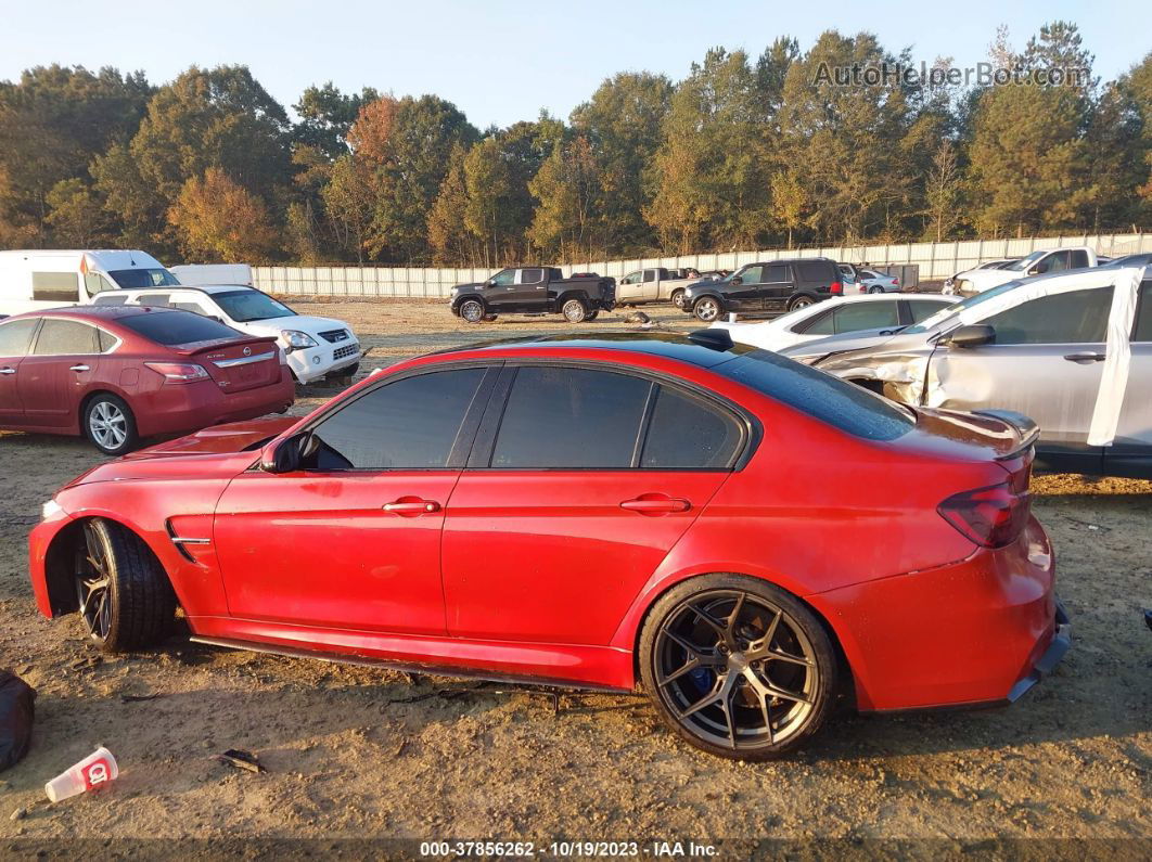 2017 Bmw M3 Red vin: WBS8M9C52H5G83624