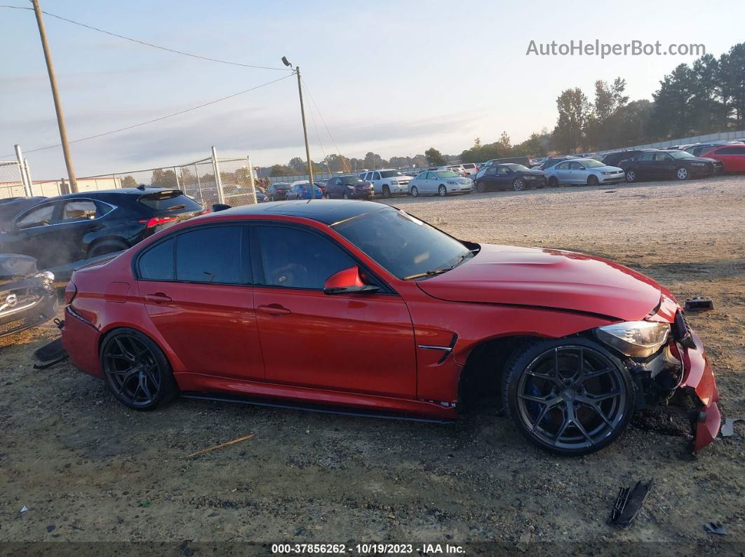 2017 Bmw M3 Red vin: WBS8M9C52H5G83624