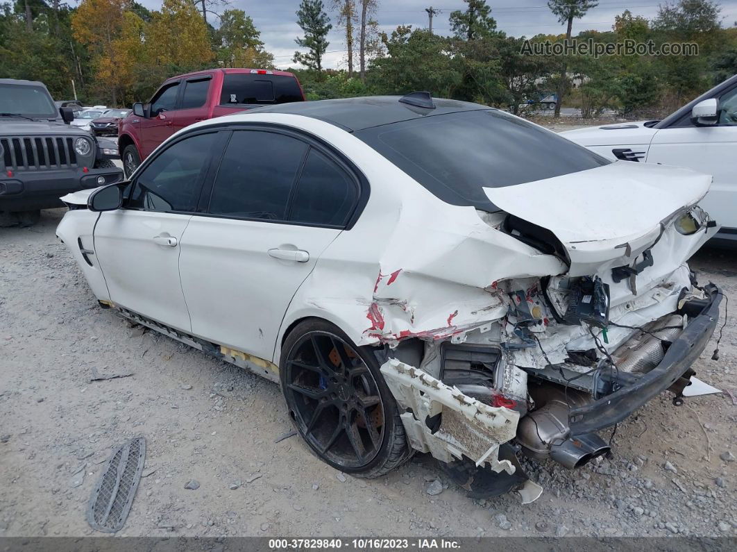 2017 Bmw M3 White vin: WBS8M9C52H5G83753