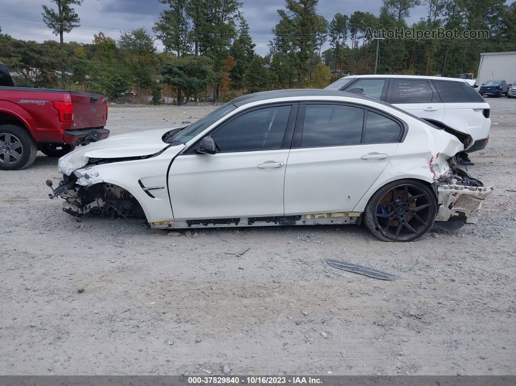 2017 Bmw M3 White vin: WBS8M9C52H5G83753