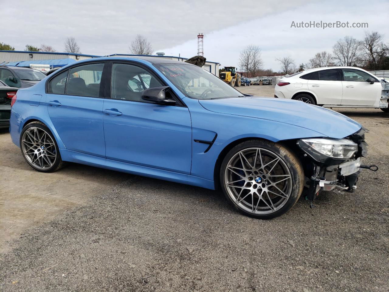 2017 Bmw M3  Blue vin: WBS8M9C52H5G83994