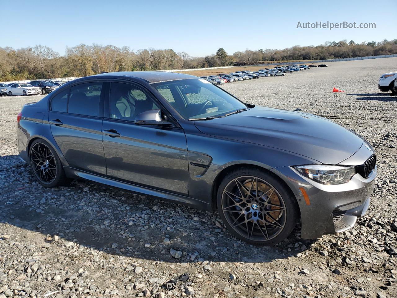 2018 Bmw M3  Gray vin: WBS8M9C52J5J78041