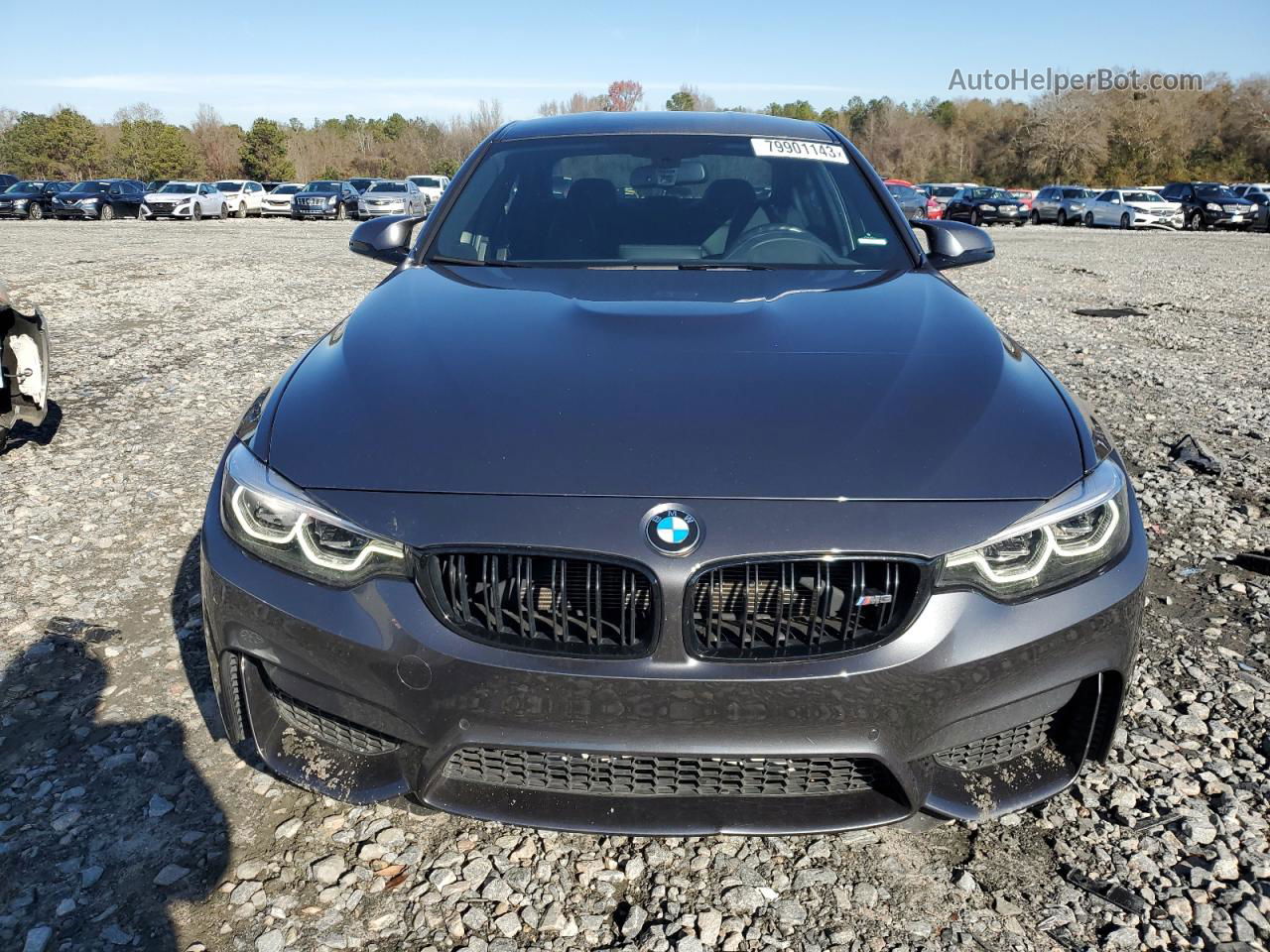 2018 Bmw M3  Gray vin: WBS8M9C52J5J78041